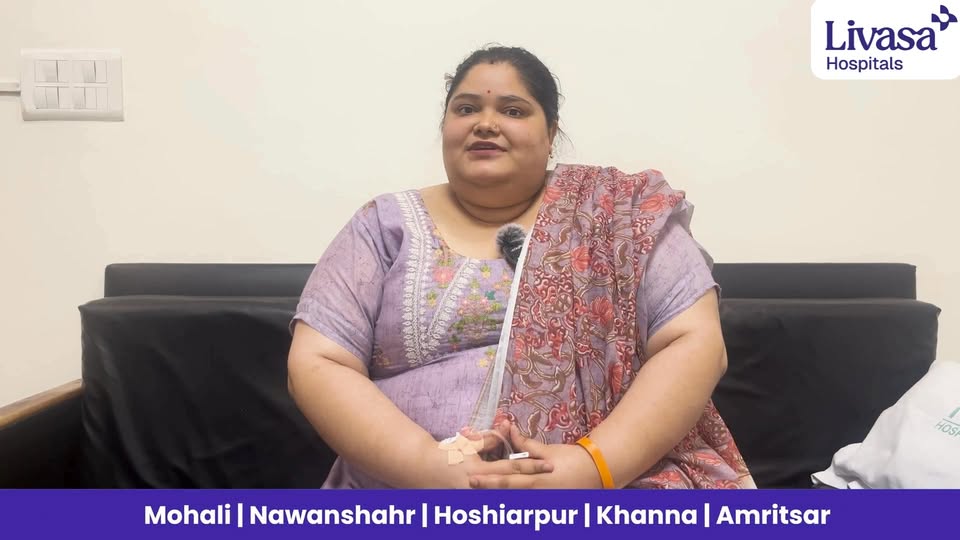 Mrs. Annu chose Livasa Hospital for her bariatric surgery under the expert care of Dr. Amit Garg.
